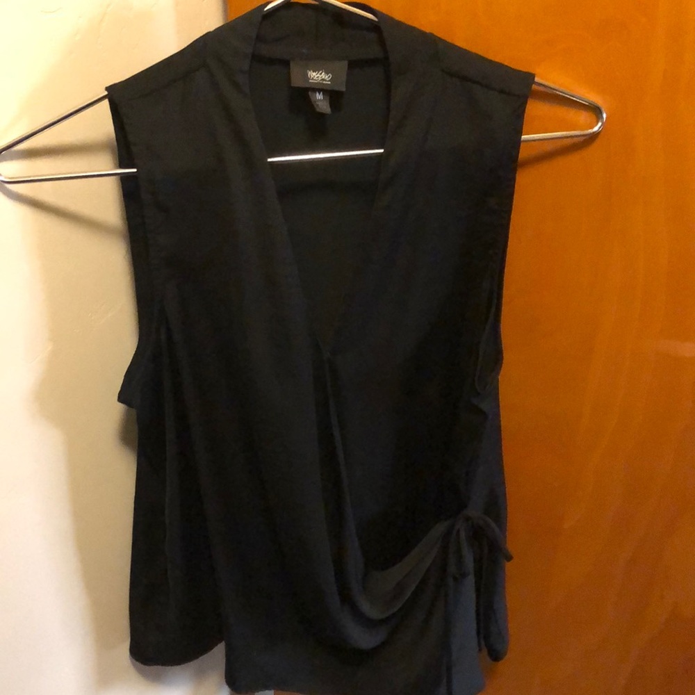 Silk wrap top